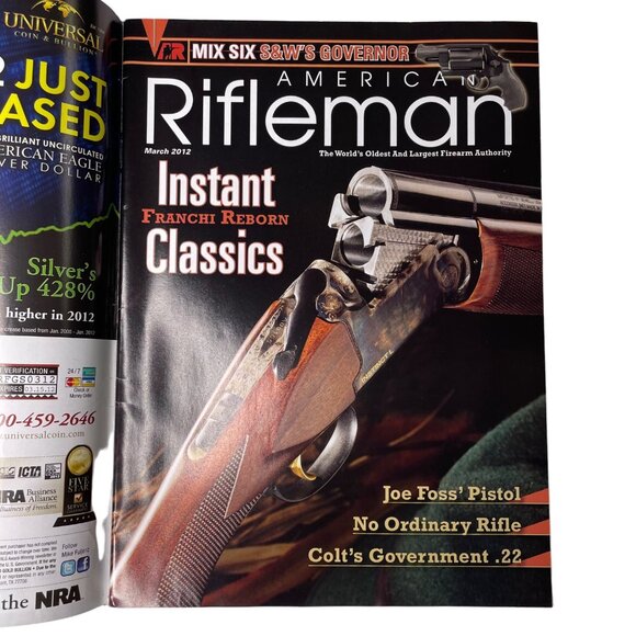 American Rifleman NRA Magazine March 2012 u  Vol 160 No 3 National Rifle Associa - Picture 1 of 10